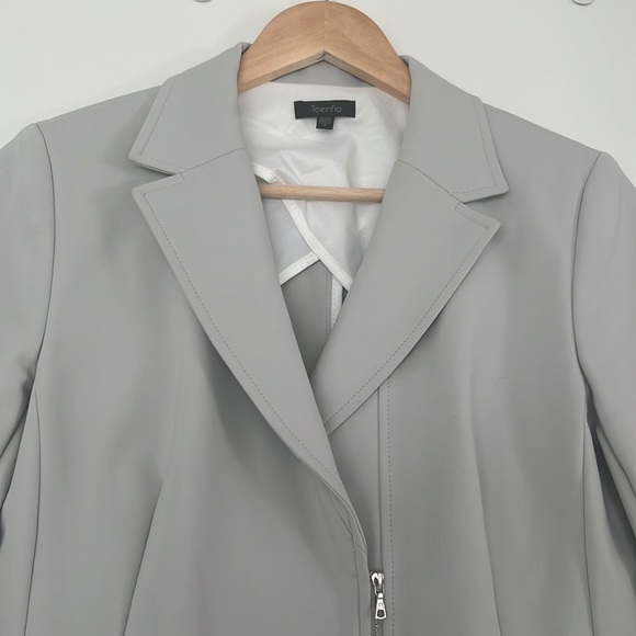 Judith & Charles/Teenflo Stone Grey Jacket Size 10 Suit and Casual in One! - Picture 4 of 6